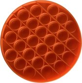 Pop it Fidget Toy Bubble - Rond - Oranje