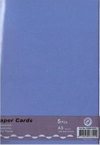 A5 Paper Cards Blauw 5 stuks (12095-9525)