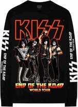 Kiss Longsleeve shirt -M- End Of The Road Tour Zwart