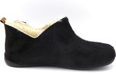 Q-Fit Dames Pantoffel Madrid 3300.2.006 Zwart - Maat 37