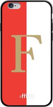 6F hoesje - geschikt voor iPhone 6 -  TPU Case - Feyenoord - F #ffffff