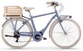 E-APOSTROPHE E-BIKE 28 INCH H 55 > 7 SPEED MATT BLUE