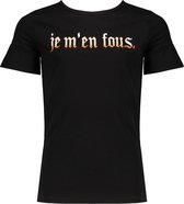 Nobell' Meisjes t-shirts & polos Nobell' Kulia tshirt ssl with Favourits emb jet black 134/140