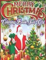 Merry Christmas Coloring Book for girl