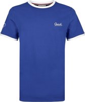 Heren T-shirt Captain - Hard Blauw/Wit