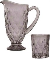 Glass Collection - Glazen set ( 7 stuks) grijs