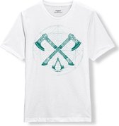 Assassins Creed Valhalla Cross Axe T-Shirt Wit