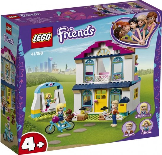 Pijler Aan boord borstel LEGO Friends 4+ Stephanie's Huis - 41398 | bol.com