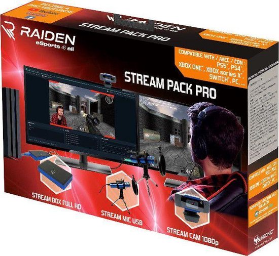 Subsonic Esports Stream Pack Pro Ps4 Twitch Microfoon Webcam Video Opnamebox Bol Com