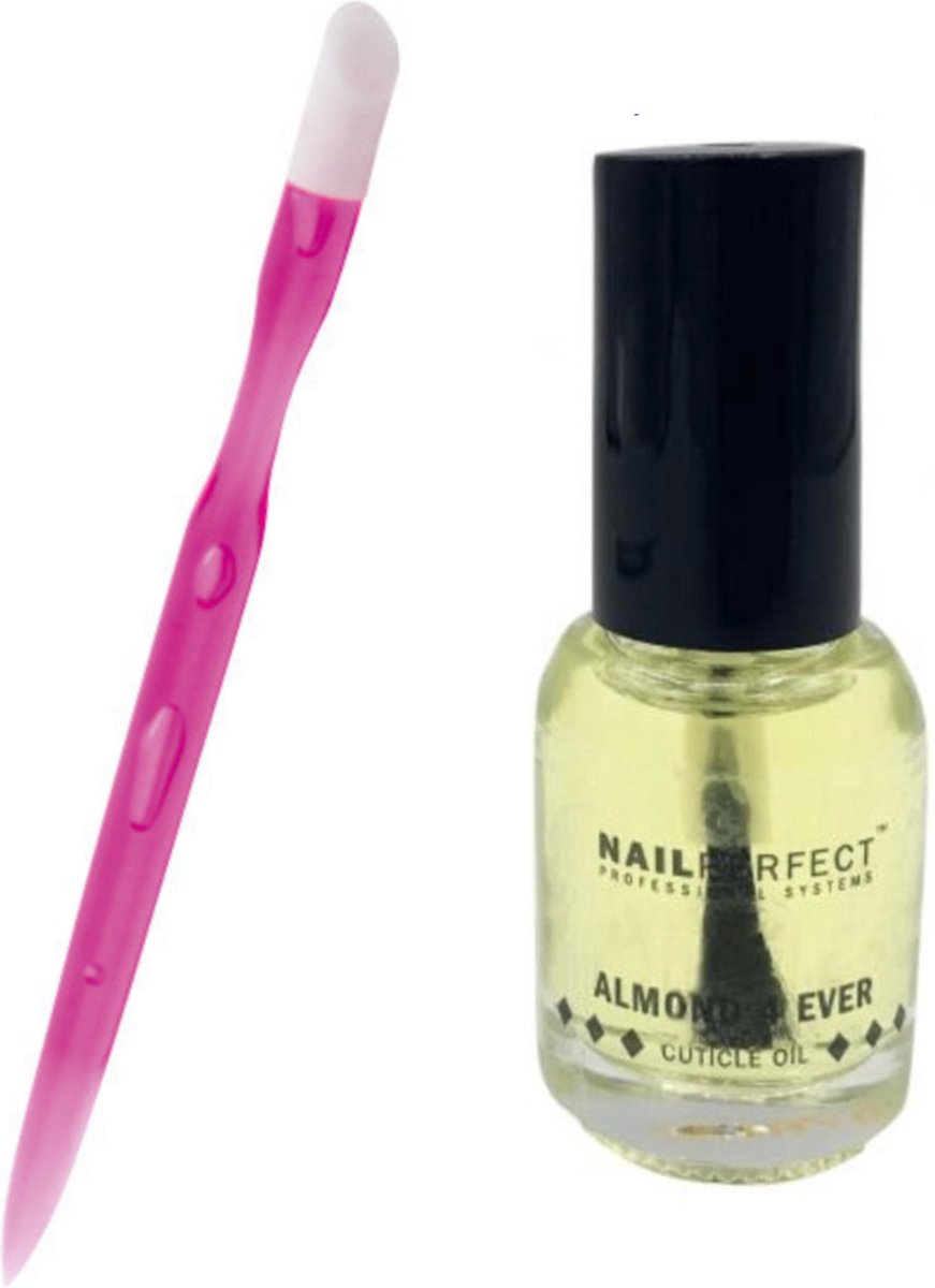 GUAPÀ® Manicure Nagelverzorging Set voor mooie verzorgde Nagelriemen - Nagelriem Olie Almond met Roze Bokkenpootje