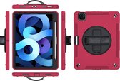 P.C.K. Hoesje/Backcover/Sockproof/Stootproof/Bouw Robuuste Armor Case roze geschikt voor Apple iPad 11 PRO (2018\2020) MET PEN EN GLASFOLIE