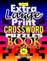 105 Extra Large Print Crossword Puzzle Book For Seniors