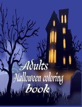 Adults Halloween coloring book