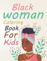 Black Woman Coloring Book For Kids