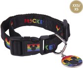 MICKEY MOUSE - Honden Halsband - M/L (Lengte 35-55cm - Breedte 2cm)