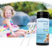 Zwembad / Jacuzzi Teststrips - 100 STUKS 6-in-1 — Zwemwater kwaliteit — Zwembadonderhoud — PH Strips  Test: 1. Alkaliteit 2. Totale Chloor 3. Hardheid 4. Vrije Chloor 5. PH 6 Cyanuurzuur