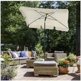 Bol.com MIRA Home - Parasol - Strandparasol - Tuin - Zonwering - Polyester - 200x125 aanbieding