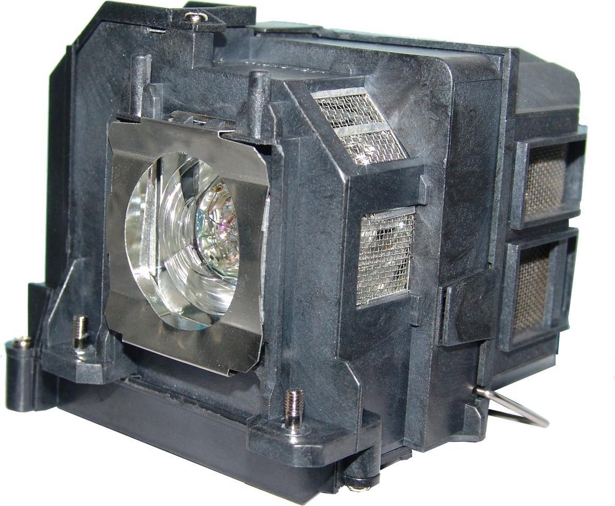Beamerlamp geschikt voor de EPSON EB-485W beamer, lamp code LP71 / V13H010L71. Bevat originele P-VIP lamp, prestaties gelijk aan origineel. - QualityLamp
