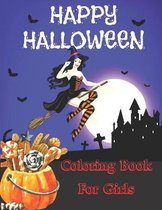 Halloween Coloring Book For Girls