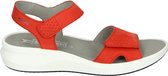 Mephisto TANY Bucksoft - Sandales pour femmes Adultes avec HeelLadies Sandales pour femmes - Couleur: Rouge - Taille: 38