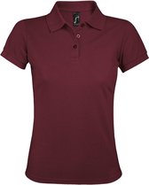 SOLS Dames/dames Prime Pique Polo Shirt (Bourgondië)