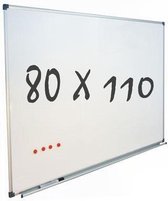 IVOL Whiteboard 80x110cm - Magnetisch - Gelakt staal - Met montagemateriaal