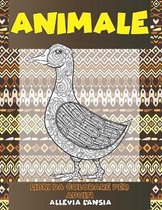 Libri da colorare per adulti - Allevia l'ansia - Animale
