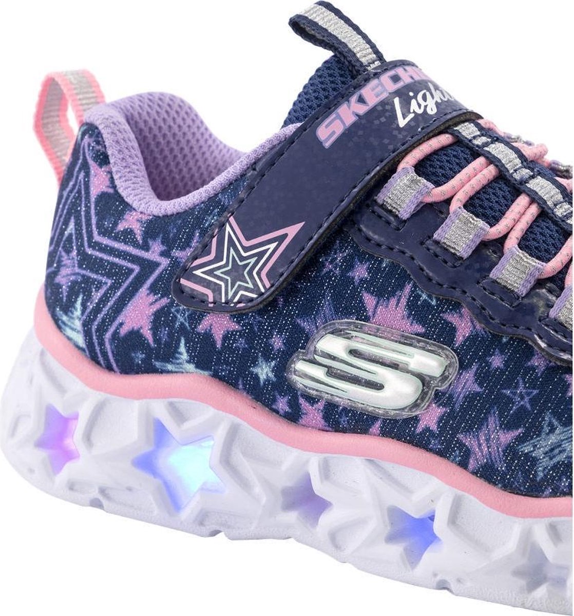 Skechers Kinderen Blauwe lightweight sneaker lichtjes - Maat 28 | bol.com