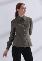 Blouse Dames Ivy Khaki - 38