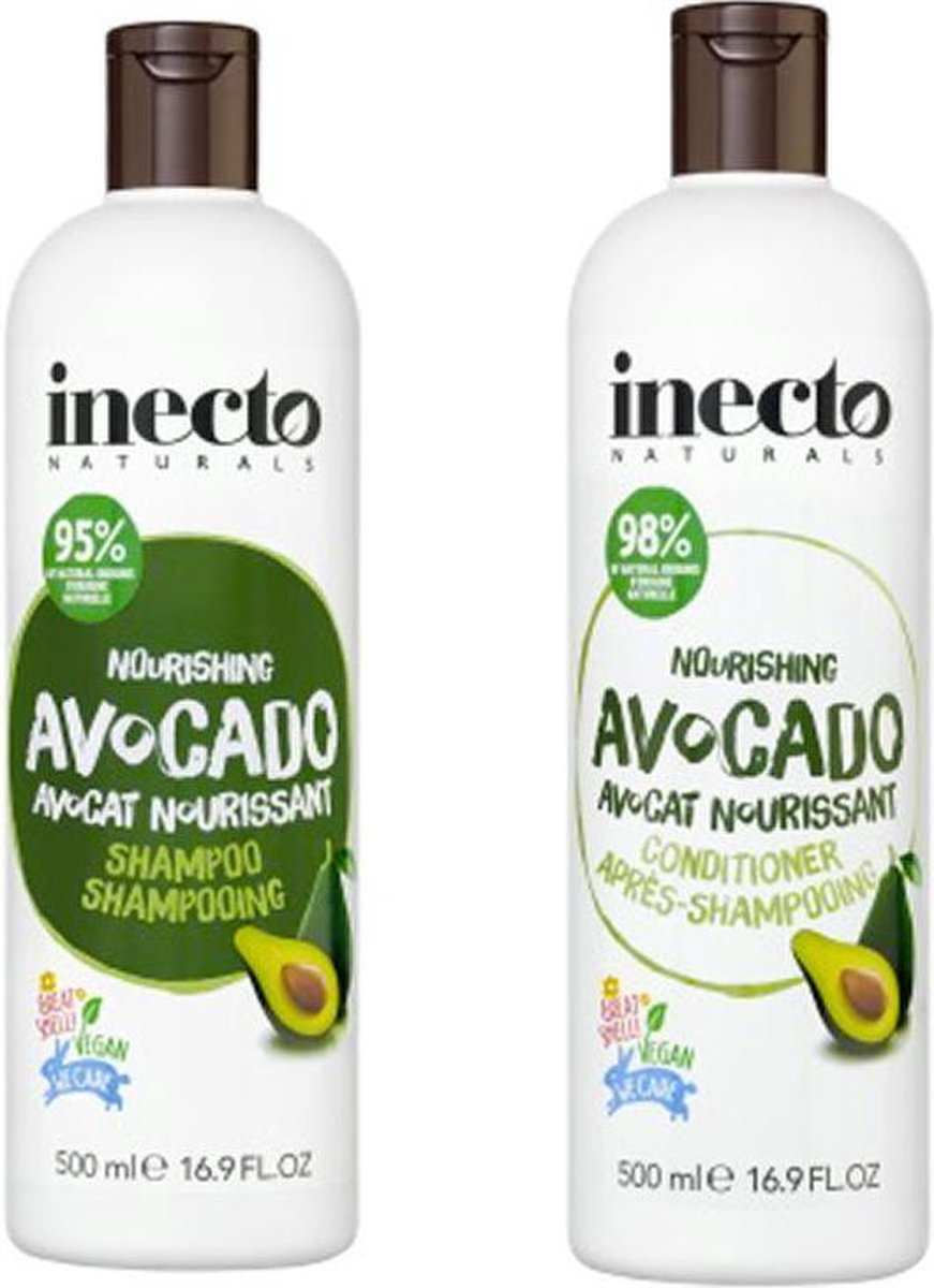 Inecto Avocado Shampoo en Conditioner