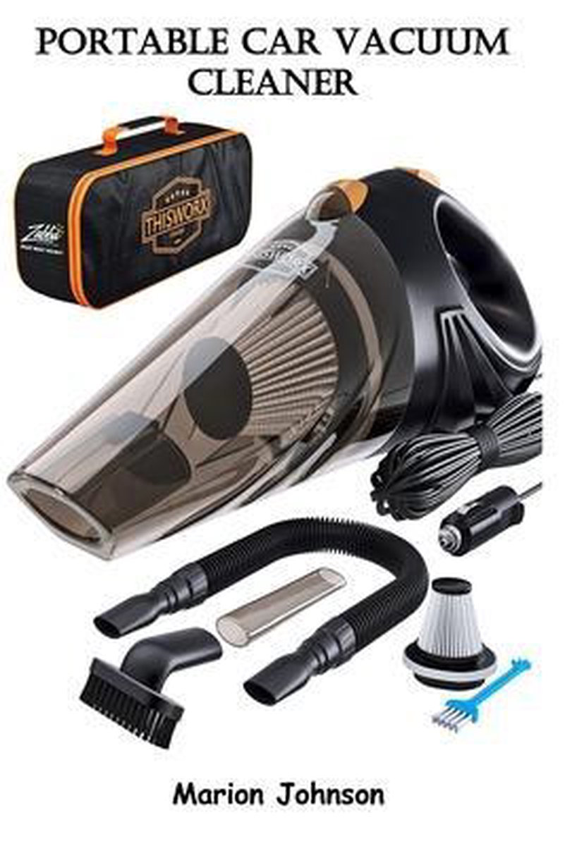 Portable Car Vacuum Cleaner: High Power Corded Handheld Vacuum w/ 16 foot cable - 12V - Best Car & Auto Accessories Kit for Detailing and Cleaning - 