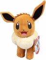 foto van Pokémon Knuffel Eevee Junior 20 Cm Pluche Oranje