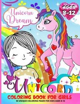 Unicorn Coloring Book For Girls 8-12