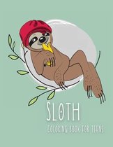 Sloth Coloring Book for Teens