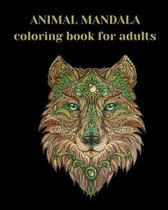 Animal Mandala Coloring Book For Adults