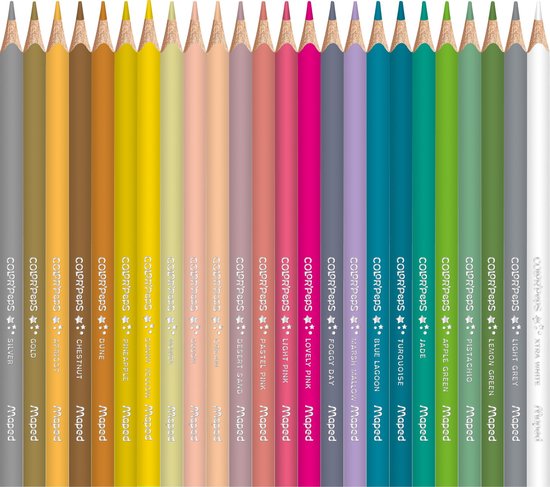 Crayons de couleur Maped COLOR'PEPS STAR - en carton x72 | bol.com