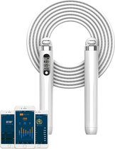 JCSKIP® Professioneel springtouw met mobiele app - Fitness springtouw met teller - Verstelbaar springtouw - Skipping rope - Touwtje springen - Fitness - Boksen - Krachttraining -  Crossfit - 