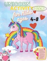 Unicorn Activity Book for Kids ages 4-8