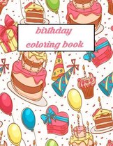 Birthday coloring book