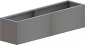 MySteel Verzinkt staal plantenbak Texas xxl 1600x300   - Hoogte: 400mm