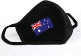 GetGlitterBaby - Katoen Mondkapje  / Wasbaar Mondmasker - Australië / Australische Vlag
