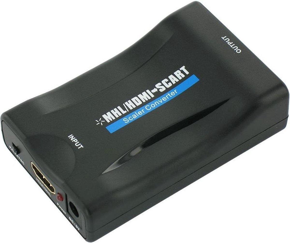 Ilona® Premium HDMI naar SCART Converter | 1080p HDMI to Scart | Omvormer | Kabel | Full HD |