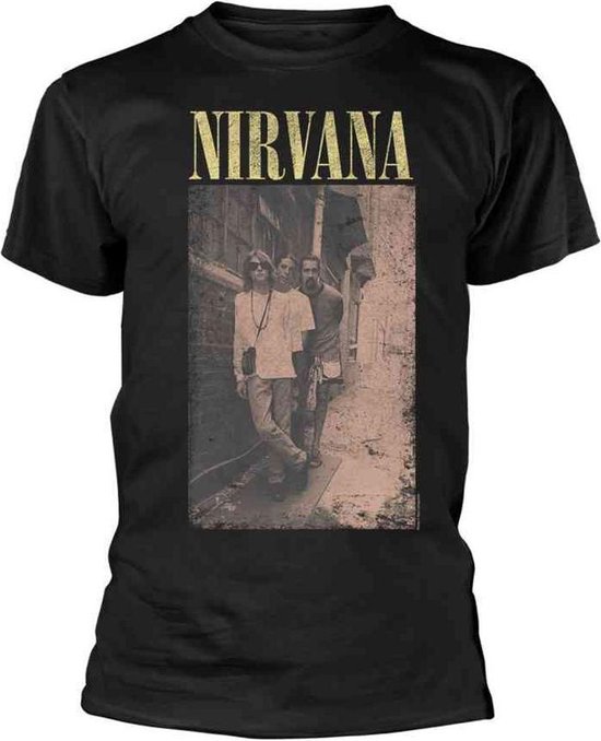 T-shirt homme Nirvana Alleyway - noir - XXL