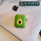 BParts - Love Avocado - Siliconen Airpod Case - Airpod Beschermhoes - Bescherming