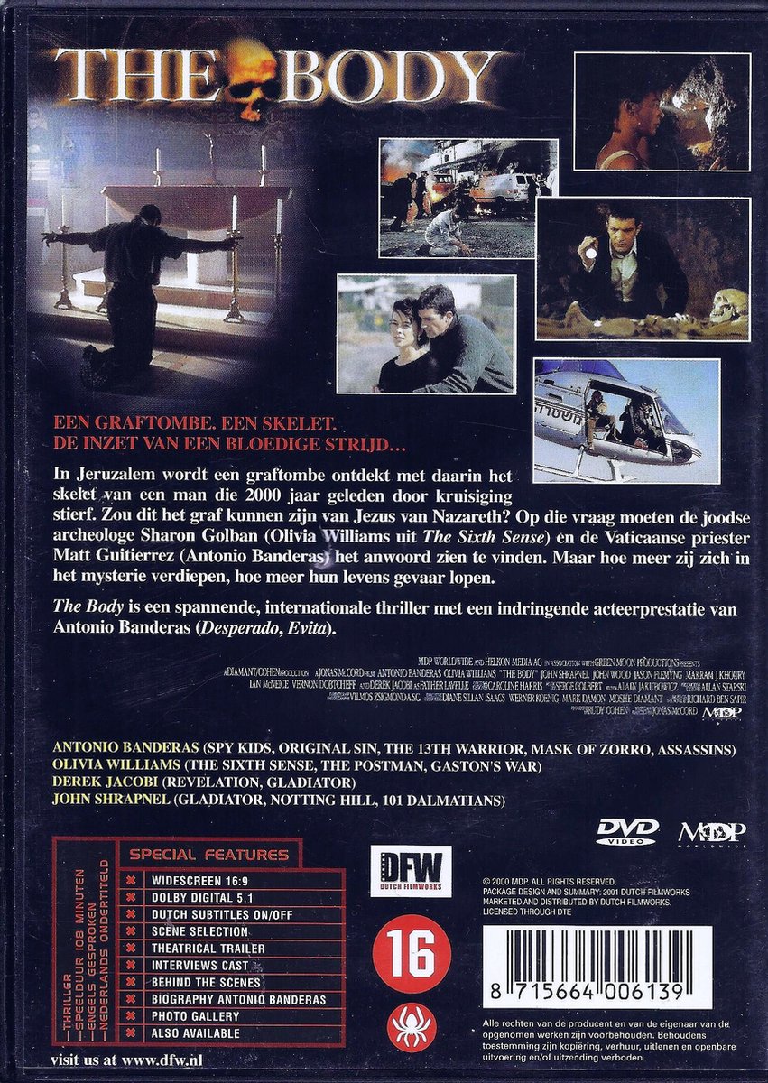 Body (Dvd), Derek Jacobi Dvd�s