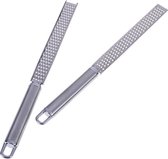 Rasp staal - roestvrije rasp - stalen rasp - kaas rasp - groente rasp - keuken rasp - knoflook rasp - handrasp - wortel rasp chocolade rasp- citrus vruchten rasp - gember - zester rasp - rasp
