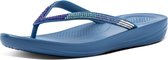 Fitflop™ Vrouwen Textiel  80005056 /  Teenslipper - Iqushion Ombre - Blauw - Maat 38