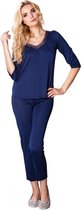 Mewa- Vivien- mooie pyjama- marineblauw M (40-42)