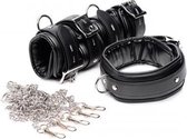 Slave Bondage Shackle Set - Zwart - BDSM - Boeien - BDSM - Bondage