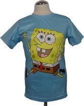 T-shirt Spongebob Spongebob springen - kinderen - kleding - mode - Spongebob- Nickelodeon - korte mouw